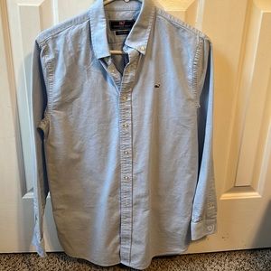 Vinyard Vines Youth Oxford light blue long sleeve button down